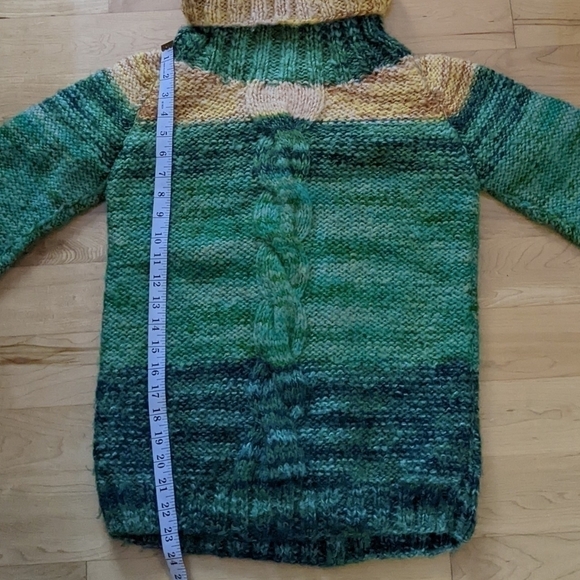 RAINBOW knit wool blend sweater Small @G - Picture 8 of 8